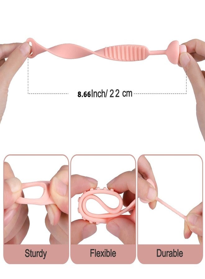 Newvent® 4Pcs Silicone Toilet Seat Cover Lifter | Self-Adhesive Toilet Seat Holder For Bathroom Accessories | Toilet Seat Cover Sport Lifter Clip (Multicolor) - Image 5